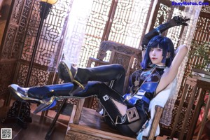 水淼aqua Cosplay 夜兰 Yelan